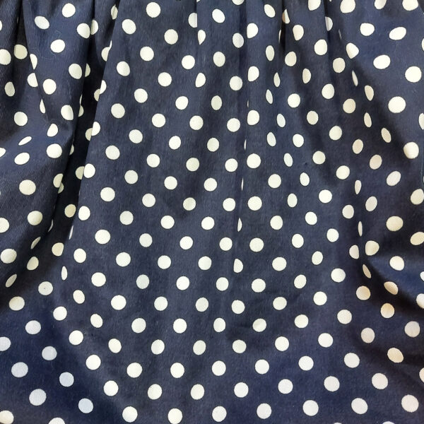 Fourre-tout bandoulière pois - Sac marine noeud rouge - Image 8
