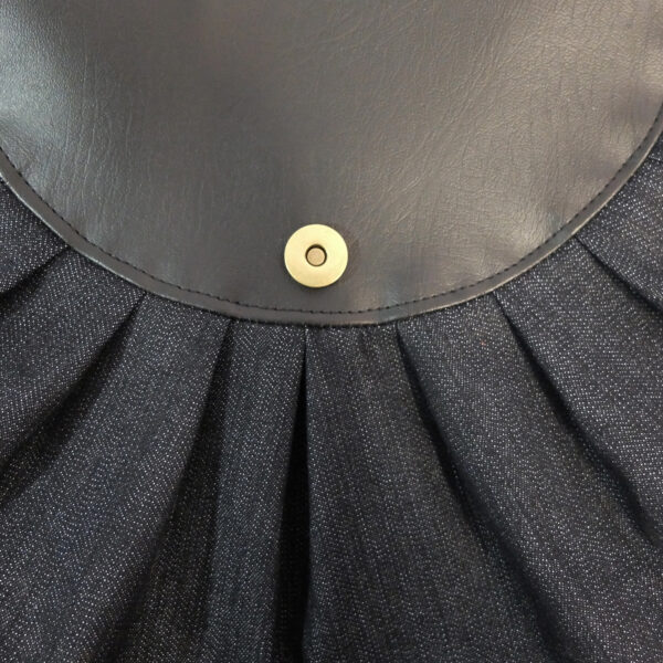 Sac à main en jeans - bandoulière ajustable avec ou sans noeud - Image 8