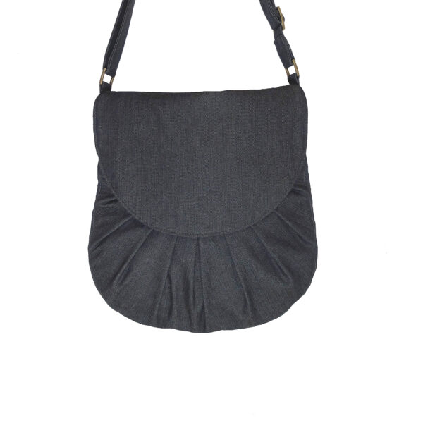 Sac à main en jeans - bandoulière ajustable avec ou sans noeud - Image 5