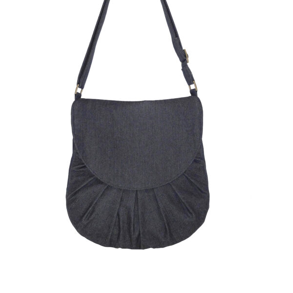 Sac à main en jeans - bandoulière ajustable avec ou sans noeud - Image 6