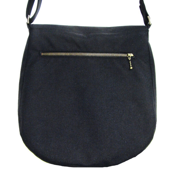 Sacoche bandoulière noir - Sac imperméable avec ou sans noeud - Image 10