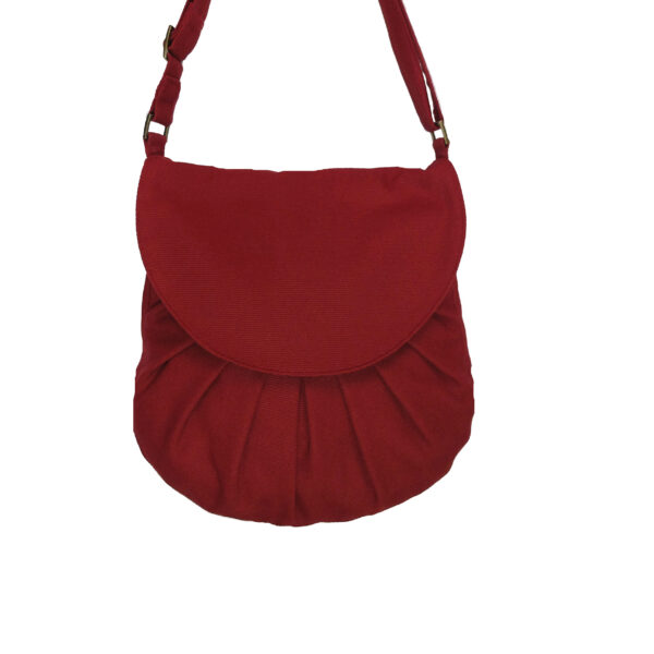 Sac bandoulière rouge - Ganse ajustable - Image 3