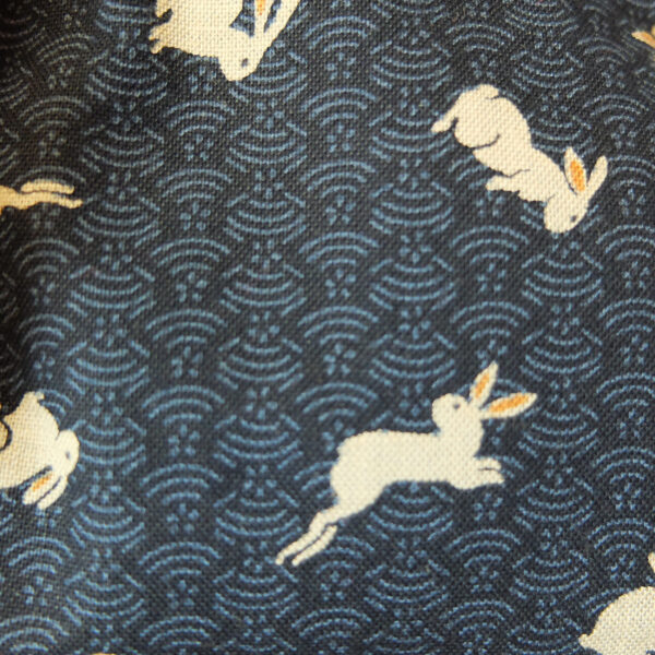 Porte-monnaie vintage bleu - Mini pochette lapin - Image 6