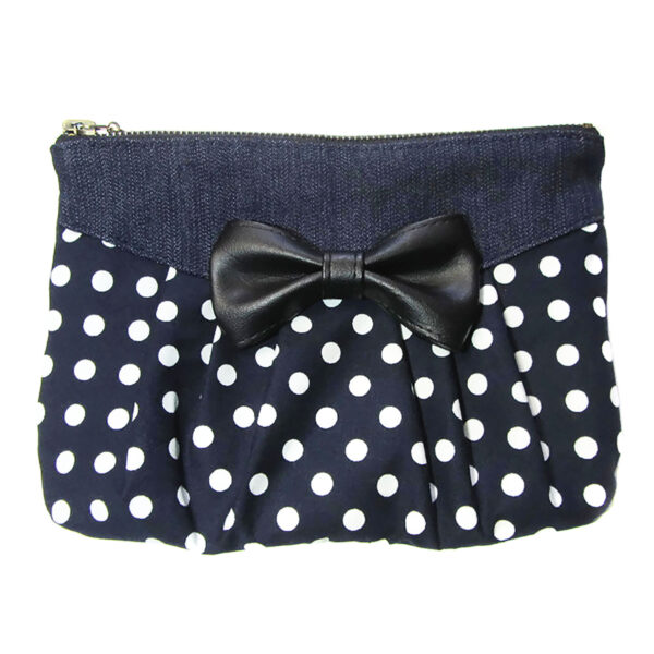 Sac bandoulière pois blanc - Sac de taille avec ou sans noeud - Image 4