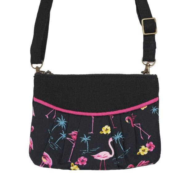 Sac multifonction flamants roses - Sac de taille bandoulière - Image 2