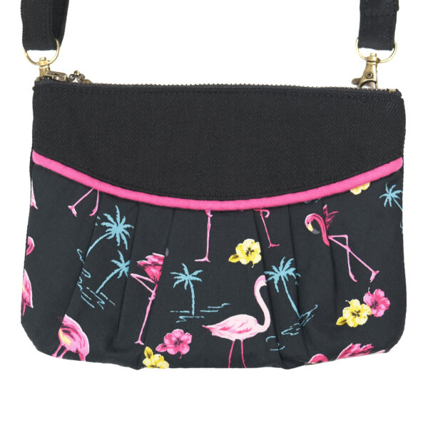 Sac multifonction flamants roses - Sac de taille bandoulière - Image 3