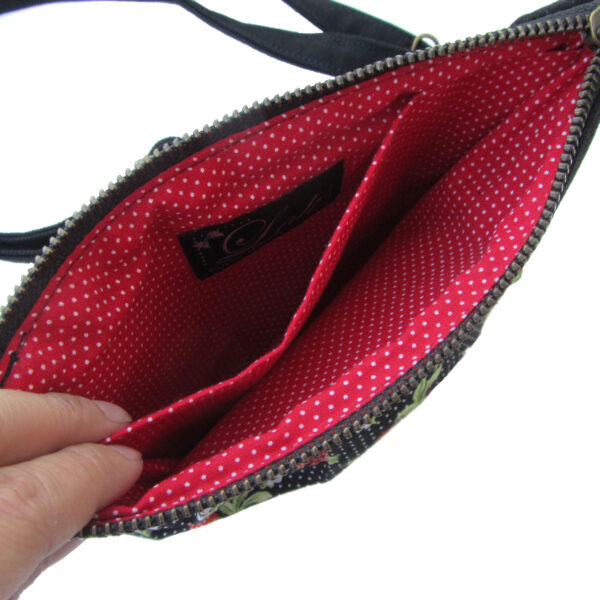Sac de taille motif fraises - Sac à main bandoulière ajustable - Image 6