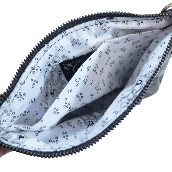 Petit sac cuir noir bandoulière détachable - Sacoche de taille - Image 7