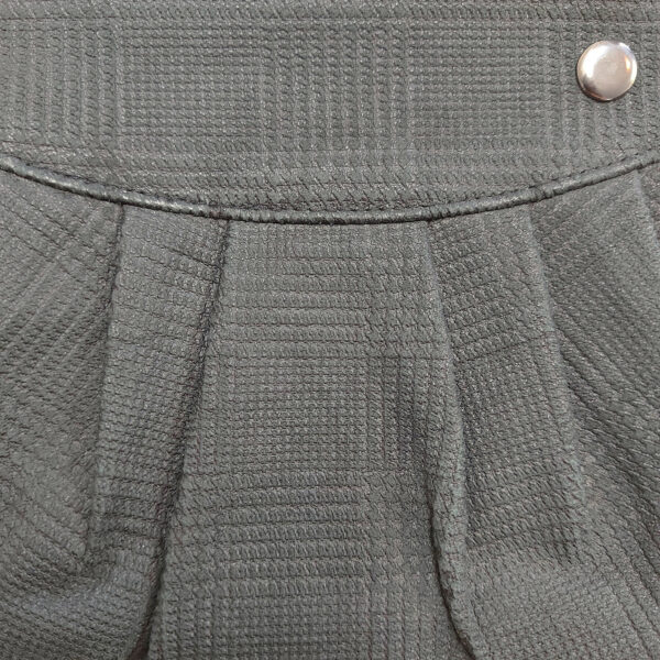 Pochette en cuir noir ou gris - Sac à main de soirée avec poignée - Image 7