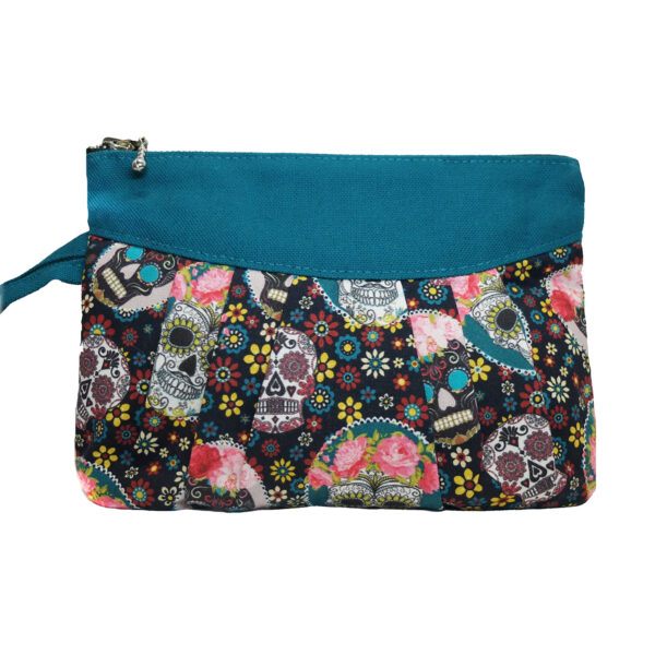 Pochette La Muerte - Mini sac tête de mort mexicaine - Image 8