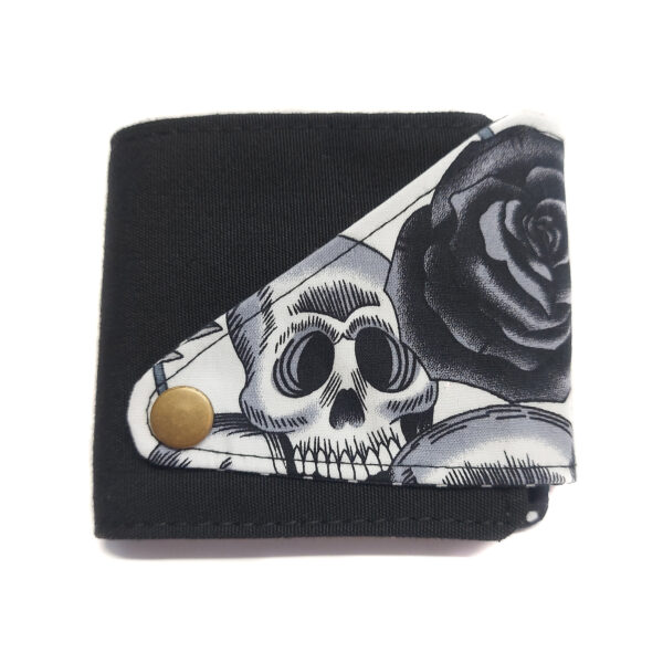 Les minis portefeuilles motifs cerises, fleurs et têtes de mort - Image 3