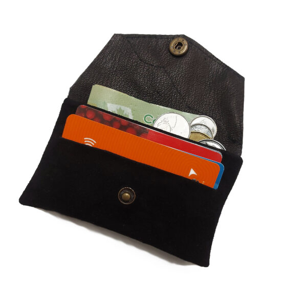 Porte-cartes en suède recyclé - Couleurs variées - Image 9