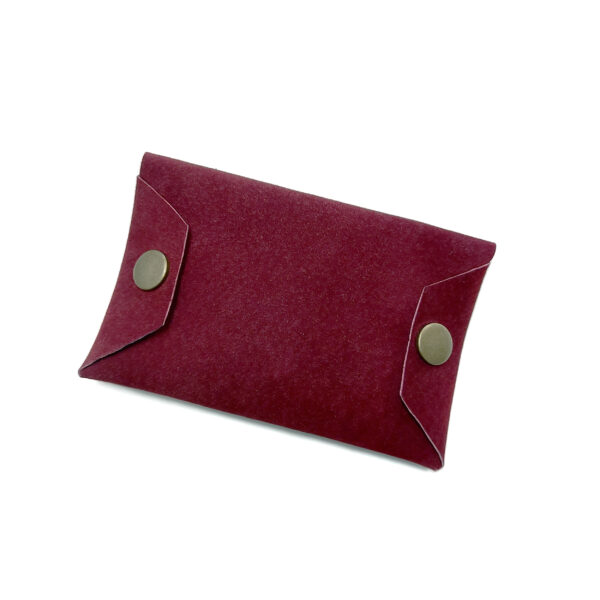 Porte-cartes en suède recyclé - Couleurs variées - Image 7