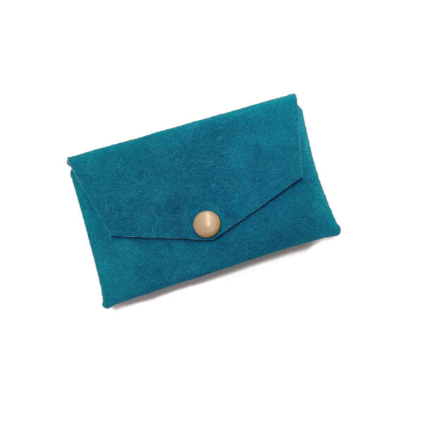 Porte-cartes en suède recyclé - Couleurs variées - Image 5
