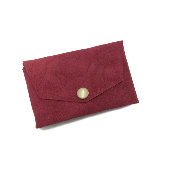 Porte-cartes en suède recyclé - Couleurs variées - Image 6