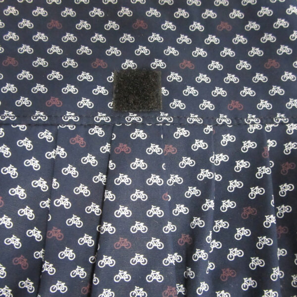 Sac pliable motif vélo - Fourre-tout marine hydrofuge - Image 8