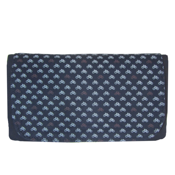 Sac pliable motif vélo - Fourre-tout marine hydrofuge - Image 5