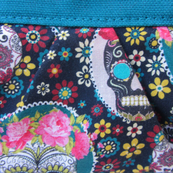Trousse tête de mort mexicaine - Pochette à deux compartiments - Image 7