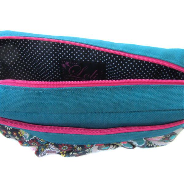 Trousse tête de mort mexicaine - Pochette à deux compartiments - Image 6