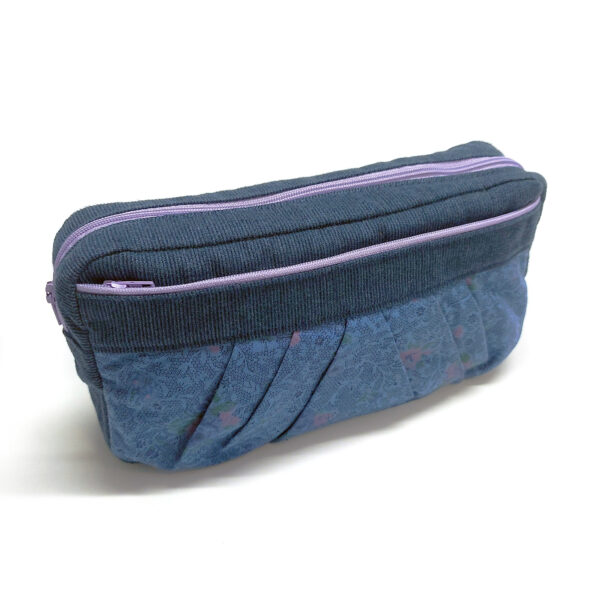 Pochette de rangement vintage - Étui à deux compartiments - Image 2