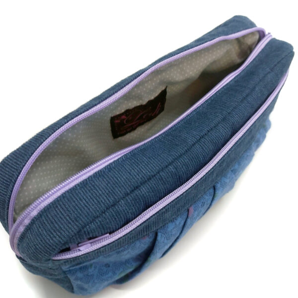 Pochette de rangement vintage - Étui à deux compartiments - Image 3