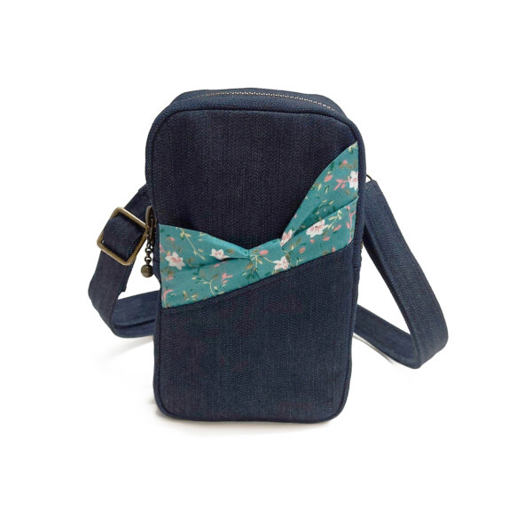 Petit sac de taille en denim - Sacoche bandoulière ajustable - Image 3