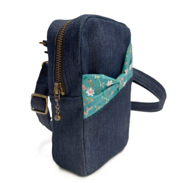 Petit sac de taille en denim - Sacoche bandoulière ajustable - Image 6