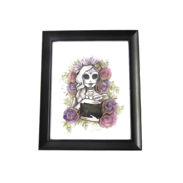 Illustration 8 1/2" x 11" Même La Muerte aime Loli. - Image 5