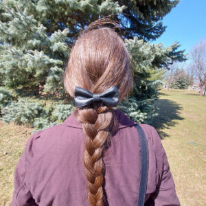 Pinces à cheveux en cuir