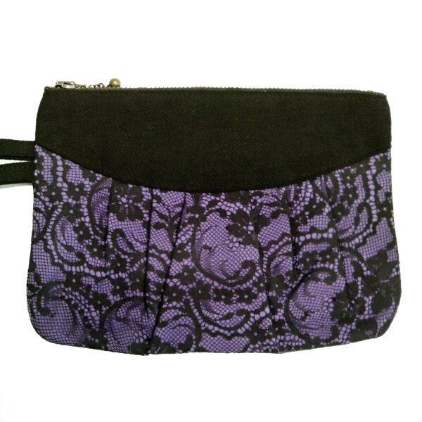 Pochette en dentelle noir - Couleurs contrastante variées - Image 8