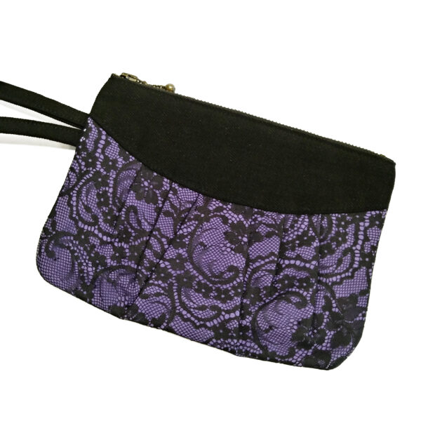Pochette en dentelle noir - Couleurs contrastante variées - Image 7