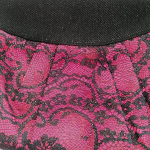 Pochette en dentelle noir - Couleurs contrastante variées - Image 6