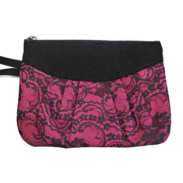 Pochette en dentelle noir - Couleurs contrastante variées - Image 5