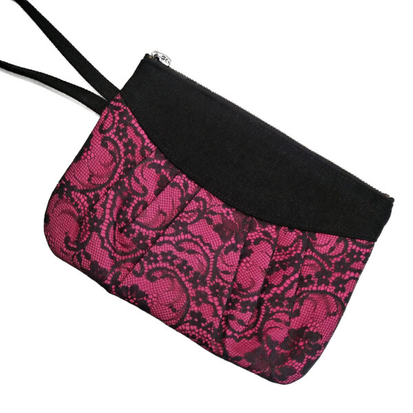 Pochette en dentelle noir - Couleurs contrastante variées - Image 4