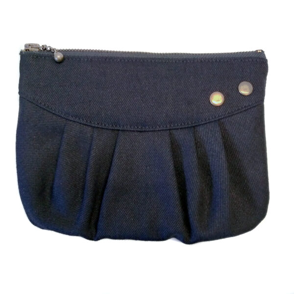 Petit sac de taille noir avec ou sans noeud - Bandoulière ajustable - Image 5