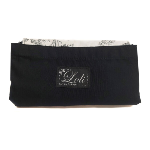 Sac pliable hydrofuge - Fourre-tout squelettes noir et crème - Image 11