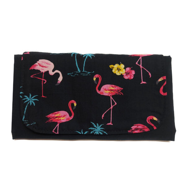 Ensemble cadeau motif flamants roses - Kit porte-monnaie et sac - Image 7