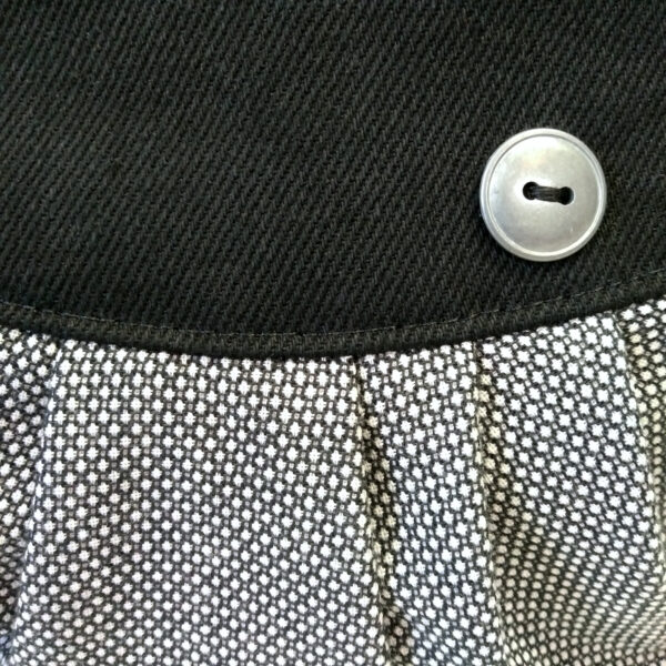 Ensemble cadeau noir et blanc - Pochette et chouchou assorti - Image 7