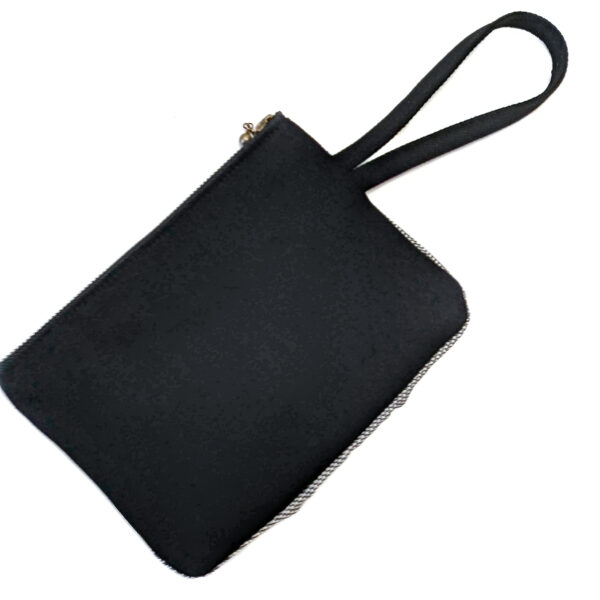Ensemble cadeau noir et blanc - Pochette et chouchou assorti - Image 9