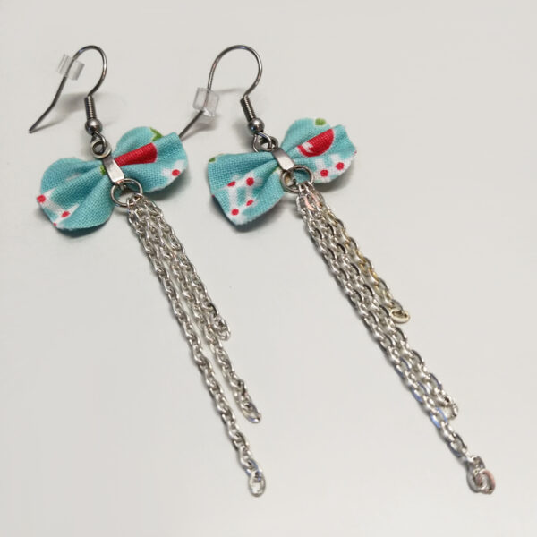 Ensemble cadeau pommes rouges - Kit porte-monnaie et boucles - Image 3