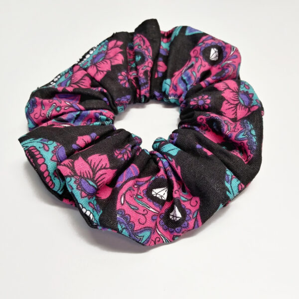 Ensemble cadeau crânes - Kit pochette, portefeuille et chouchou - Image 8