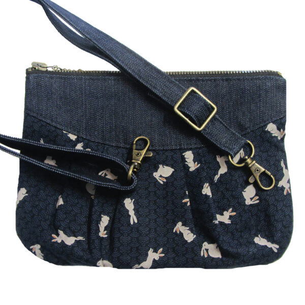 Sac à main lapin en denim - Sac de taille bandoulière détachable - Image 6