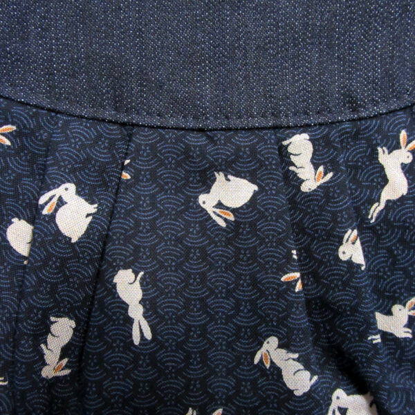 Sac à main lapin en denim - Sac de taille bandoulière détachable - Image 7