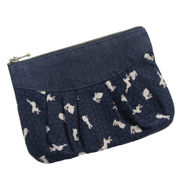 Sac à main lapin en denim - Sac de taille bandoulière détachable - Image 5