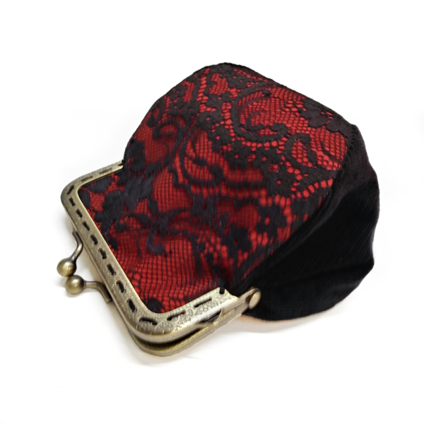 Mini sac à main dentelle noire - Porte-monnaies couleurs variées - Image 12