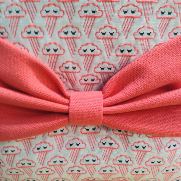 Grande trousse nuage avec boucle corail - Pochette de voyage - Image 4