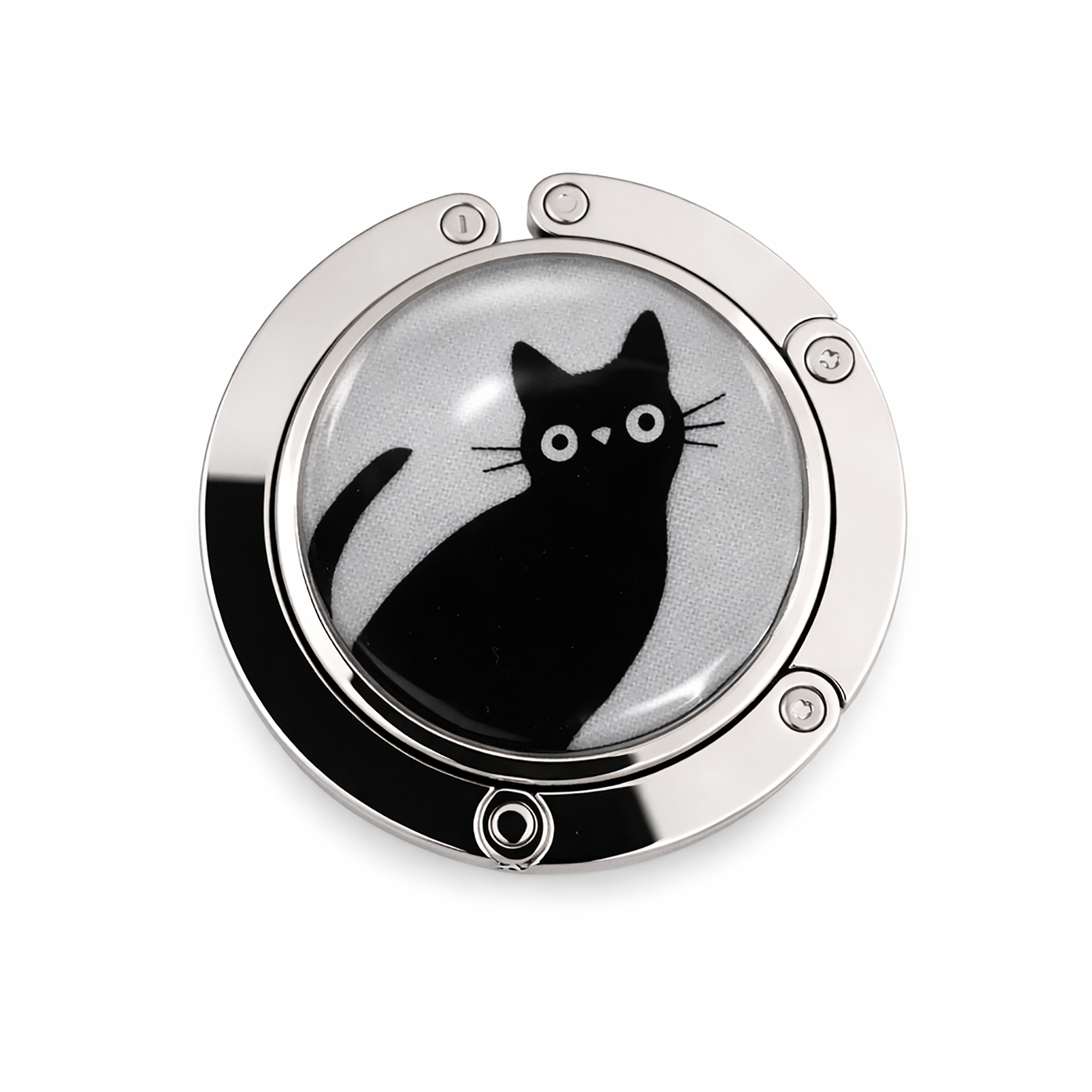 Crochet de table pour sac à main motif chats- Chat noir, roux, tabby – Image 6