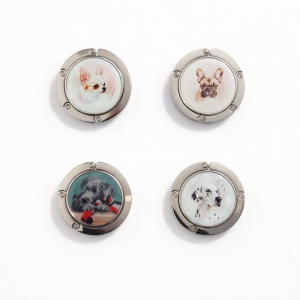 Crochet de table Chihuahua, Schnauzer, Dalmatien, Bouledog